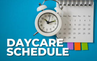 daycare schedule