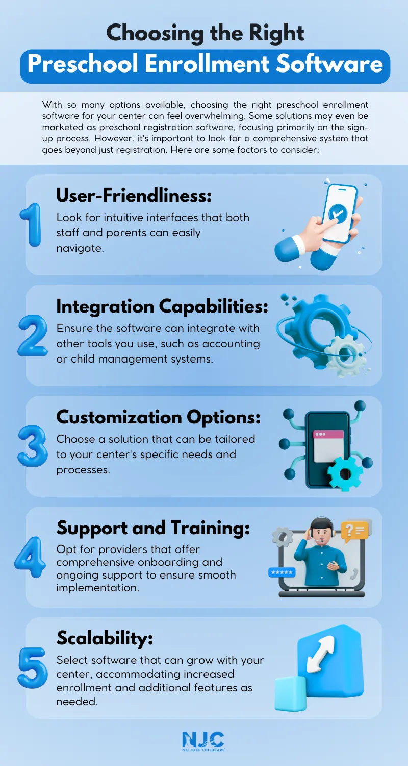 preschool enrollment software